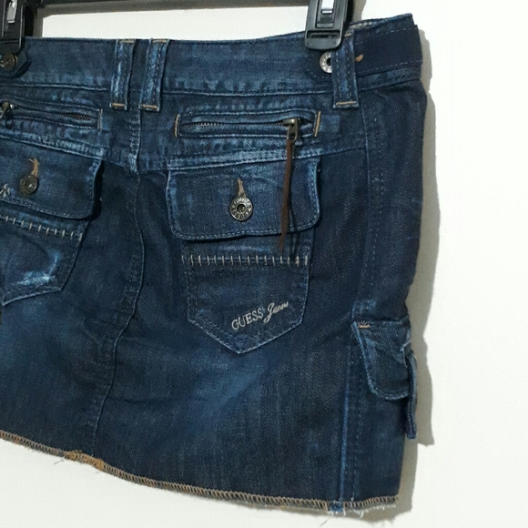 Guess Mini Skirt, Size 26, Jean Blue. - Picture 4 of 8